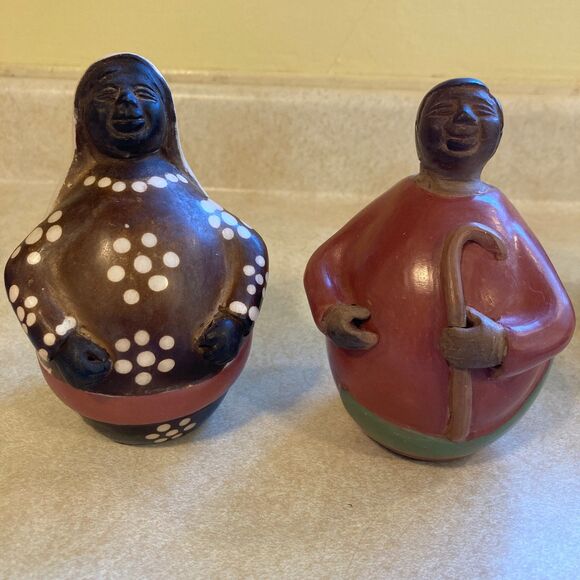 Chulucanas Nativity Pottery Folk Art VTG 9 Piece Painted Made in Peru Christmas - Picture 8 of 16